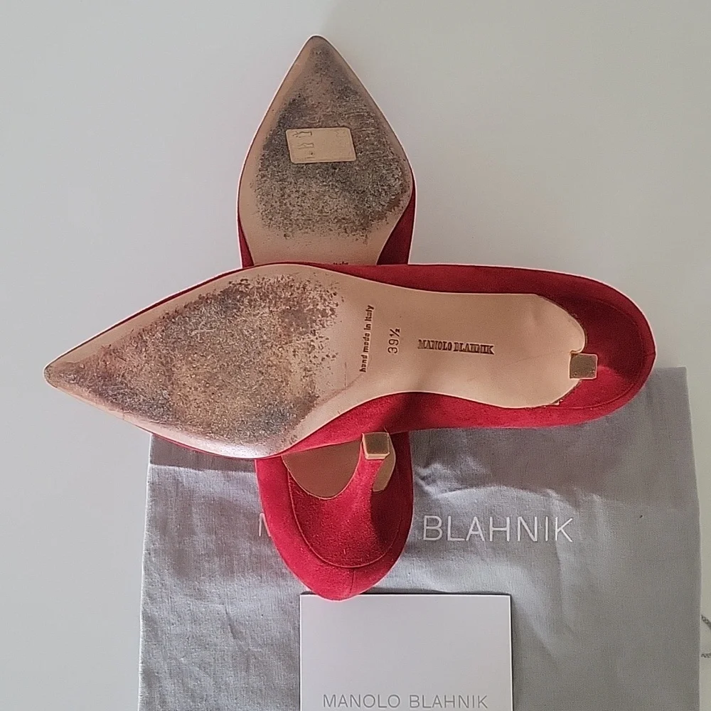 Manolo Blahnik Red Heels - Picture 10 of 11